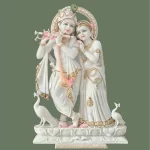 Radha Krishna Marble Murti