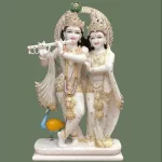 Radha Krishna Marble Murti