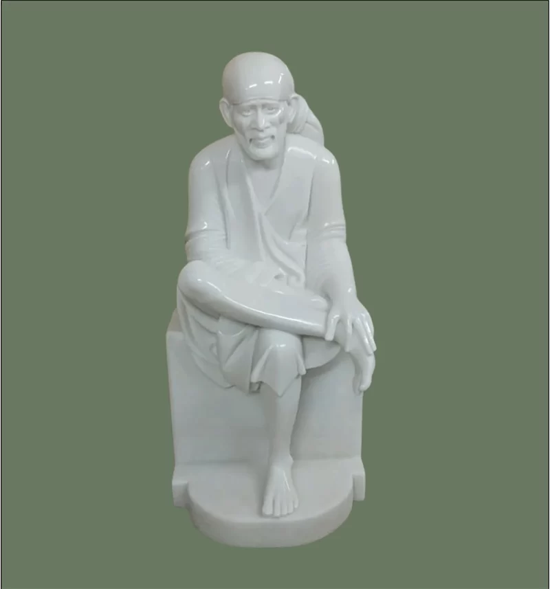 Marble Sai Baba Idol