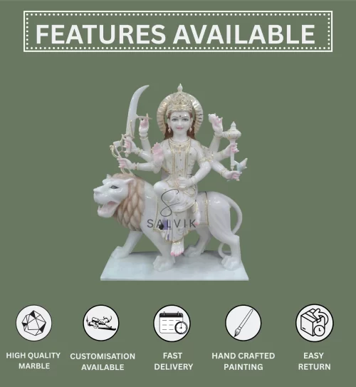 DurgaMarbleStatue1