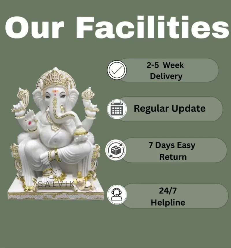Ganesh Marble Murti2 1