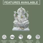 Ganpati Marble Idol 1