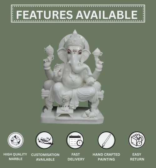  Marble Ganesh Idol 1