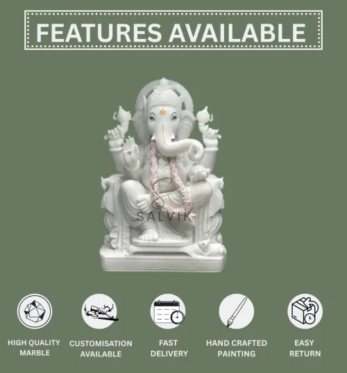 Marble Ganesh Statue 1
