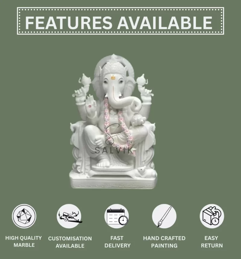 Marble Ganesh Statue 1