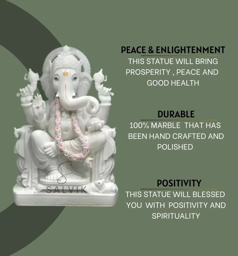 Marble Ganesh Statue 3