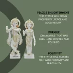 Marble Radha Krishna Idol 3