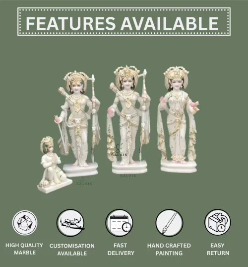 Marble ram darbar murti 1