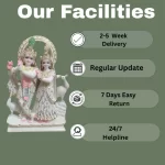 Radha Krishna Marble Statue 2