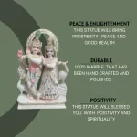 Radha Krishna Marble Statue 3