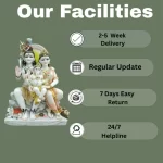 Shiv parivar marble statue 2