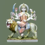 Durga Marble Statue