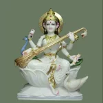 saraswati marble murti