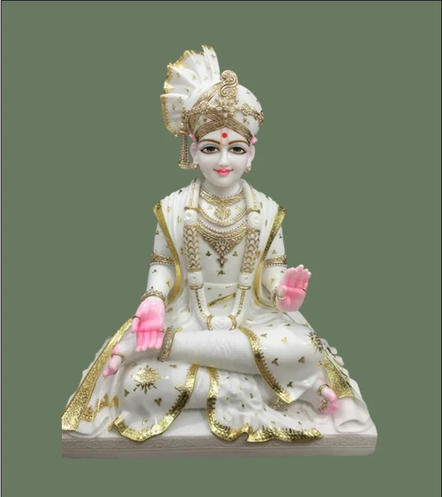 Marble Swaminarayan Statue