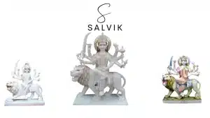 Durga marble statue