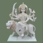 Durga Marble Statue