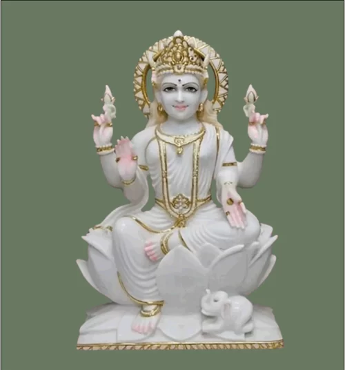 Marble laxmi Statue