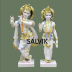 Marble Radha Krishna murti