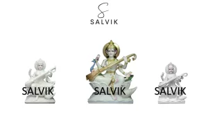 Marble saraswati statue