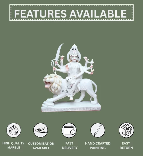 durga marble murti1
