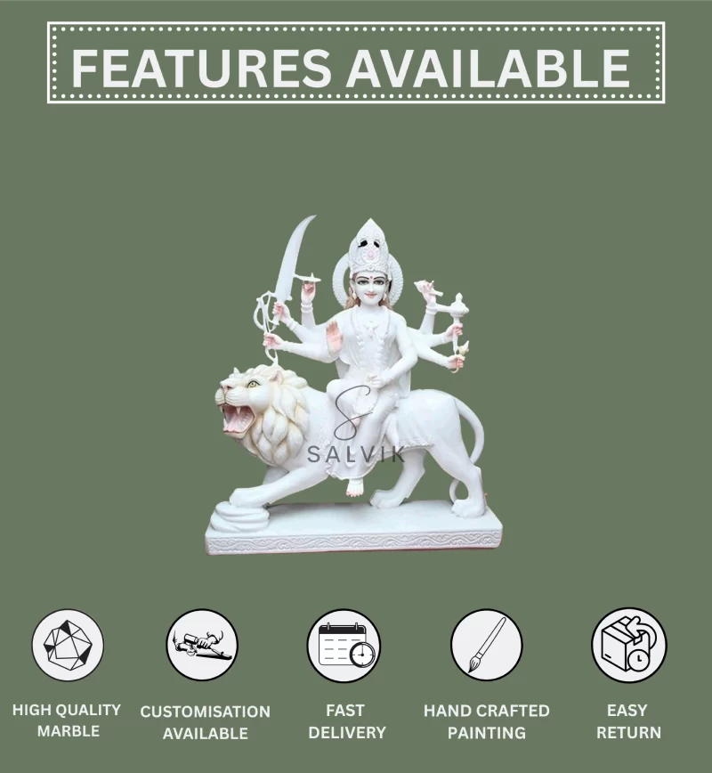 durga marble murti1