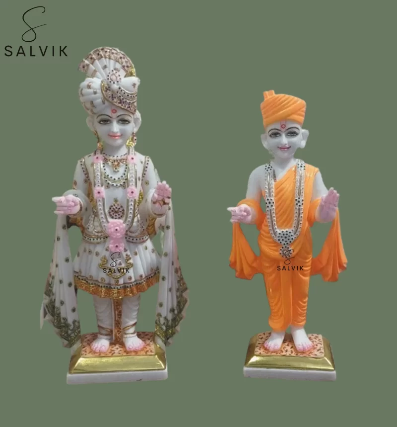 marble swaminarayan statue