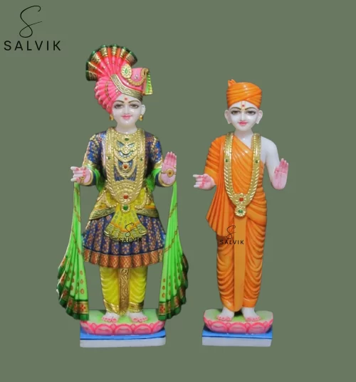 Swaminarayan marble statue