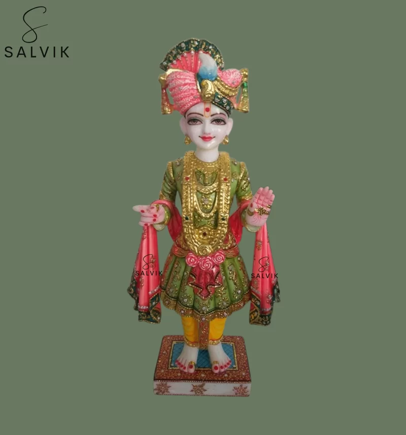 Ghanshyam Maharaj marble statue