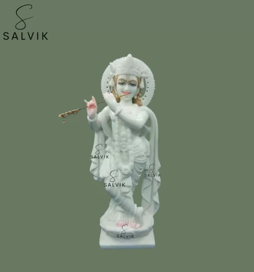 marble krishna statue