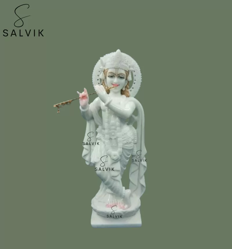 marble krishna statue