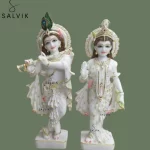 radha krishna marble murti