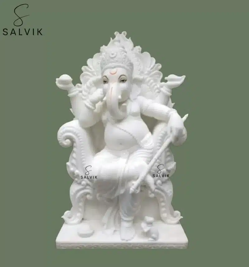 Marble Ganpati Idol |Best Carving |Best Price | White Marble