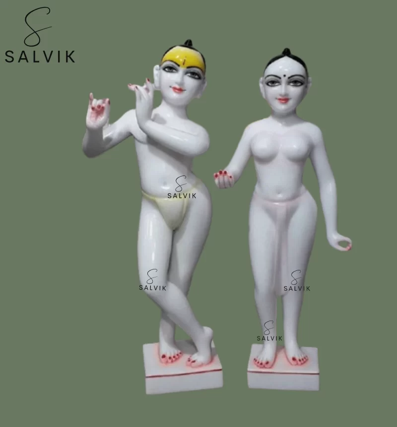 iskcon radha krishna marble murti (12 - 30 Inch)