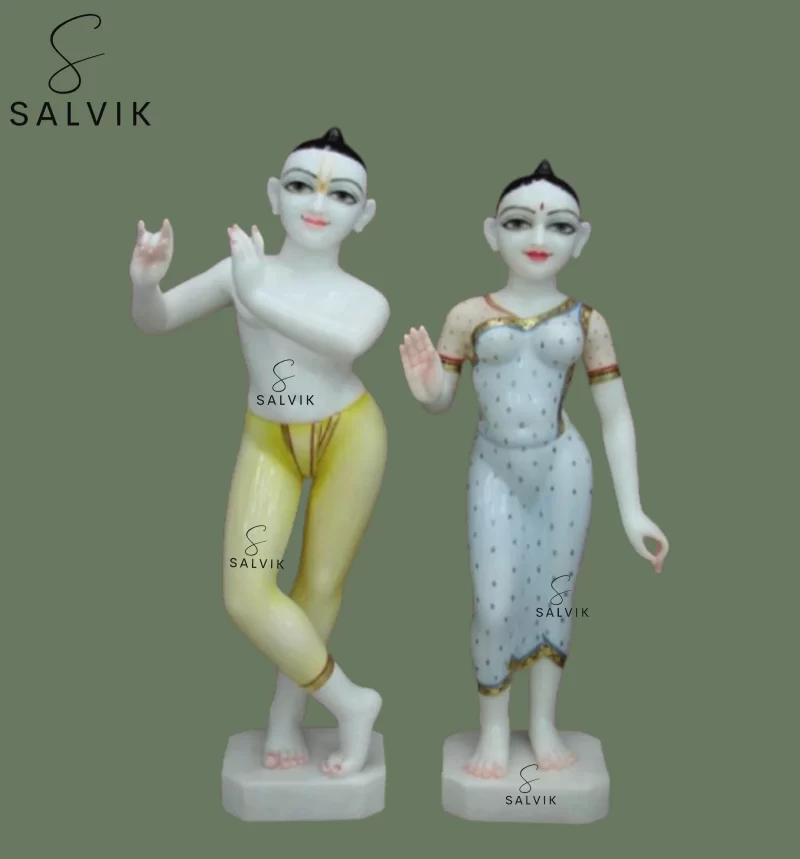 iskcon radha krishna marble statue (12 - 30 Inch)