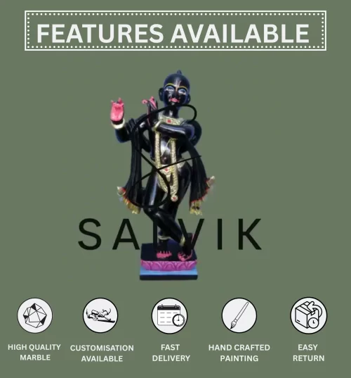 Iskcon Black Marble Krishna Statue 1