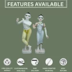 Iskcon Radha Krishna Marble Statue 1