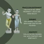 Iskcon Radha Krishna Marble Statue 3