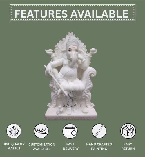 Marble Ganpati Idol 1