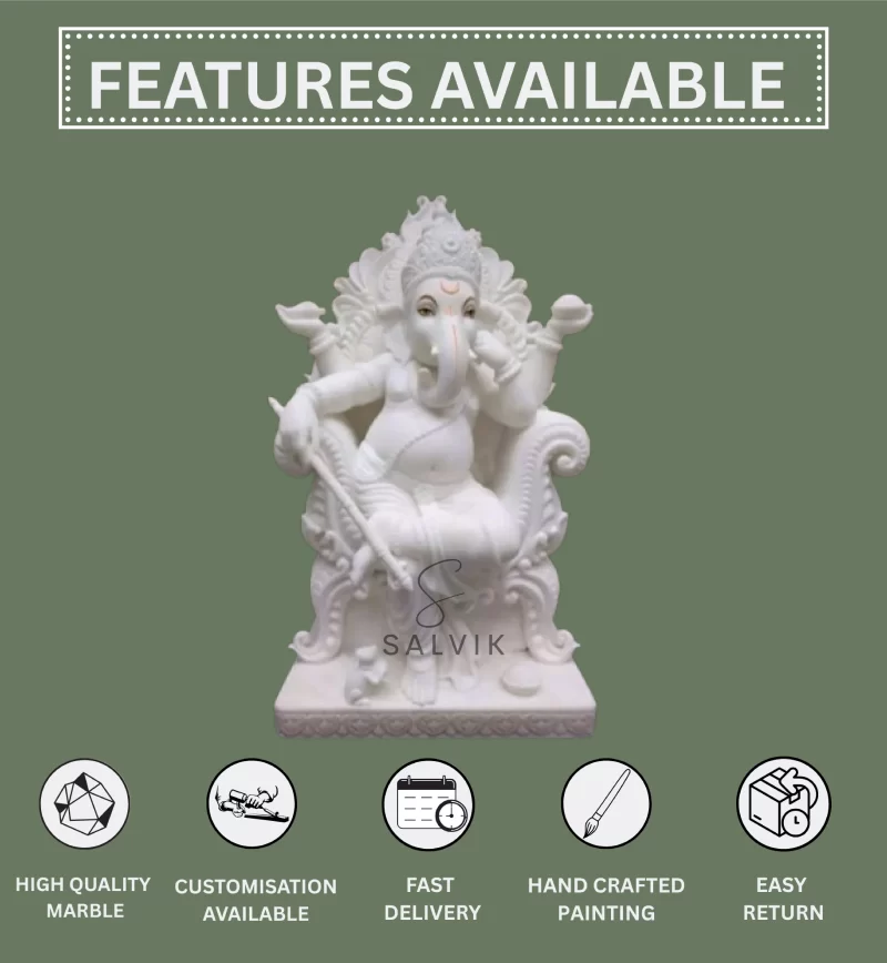Marble Ganpati Idol 1