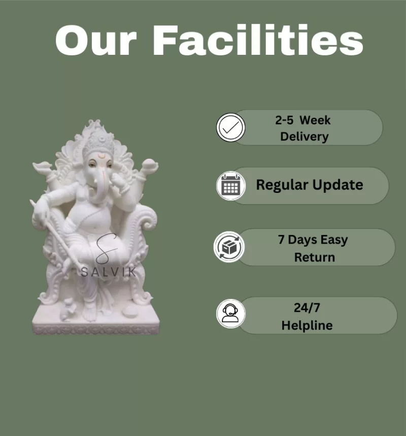 Marble Ganpati Idol 2
