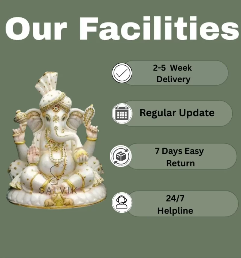 Marble Ganpati Murti 3 2