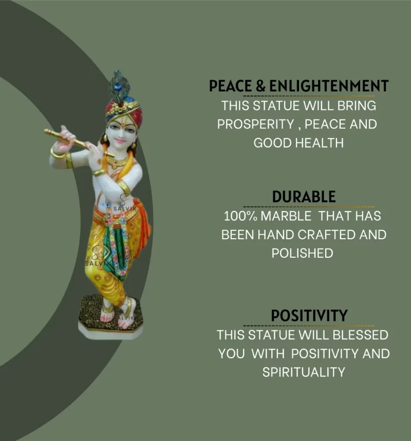 Marble Krishna Murti 3