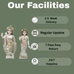 Radha Krishna Idol Marble 12