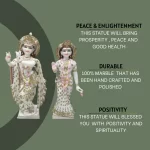 Radha Krishna Idol Marble 13