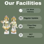 Radha Krishna Marble Moorti 2