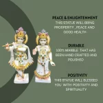 Radha Krishna Marble Moorti 3