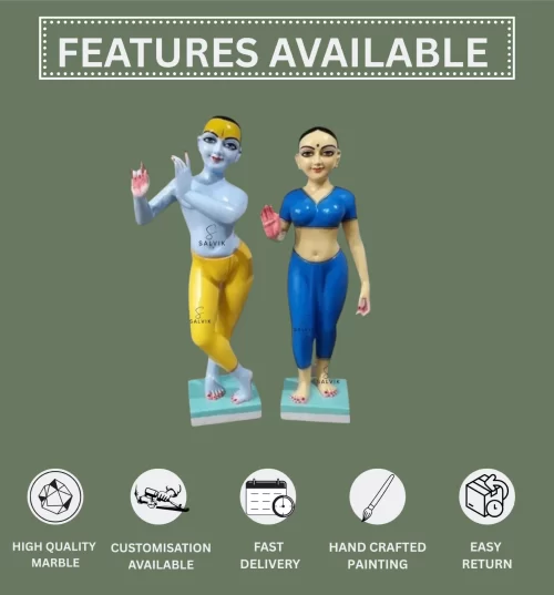Radha Krishna Murti Marble 1