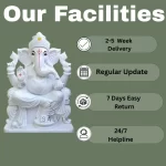 White Marble Ganesh Statue 2
