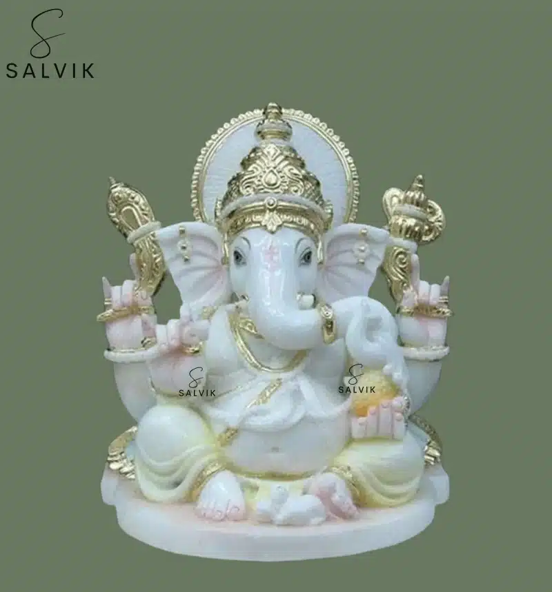 Small Marble Ganesh Murti      (6-24 Inch)