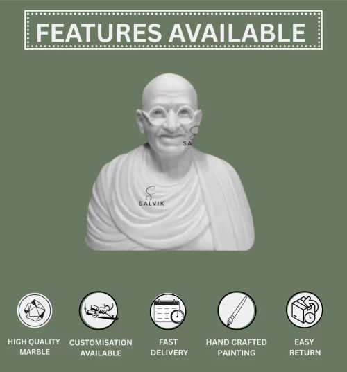 Marble Gandhi statue 1